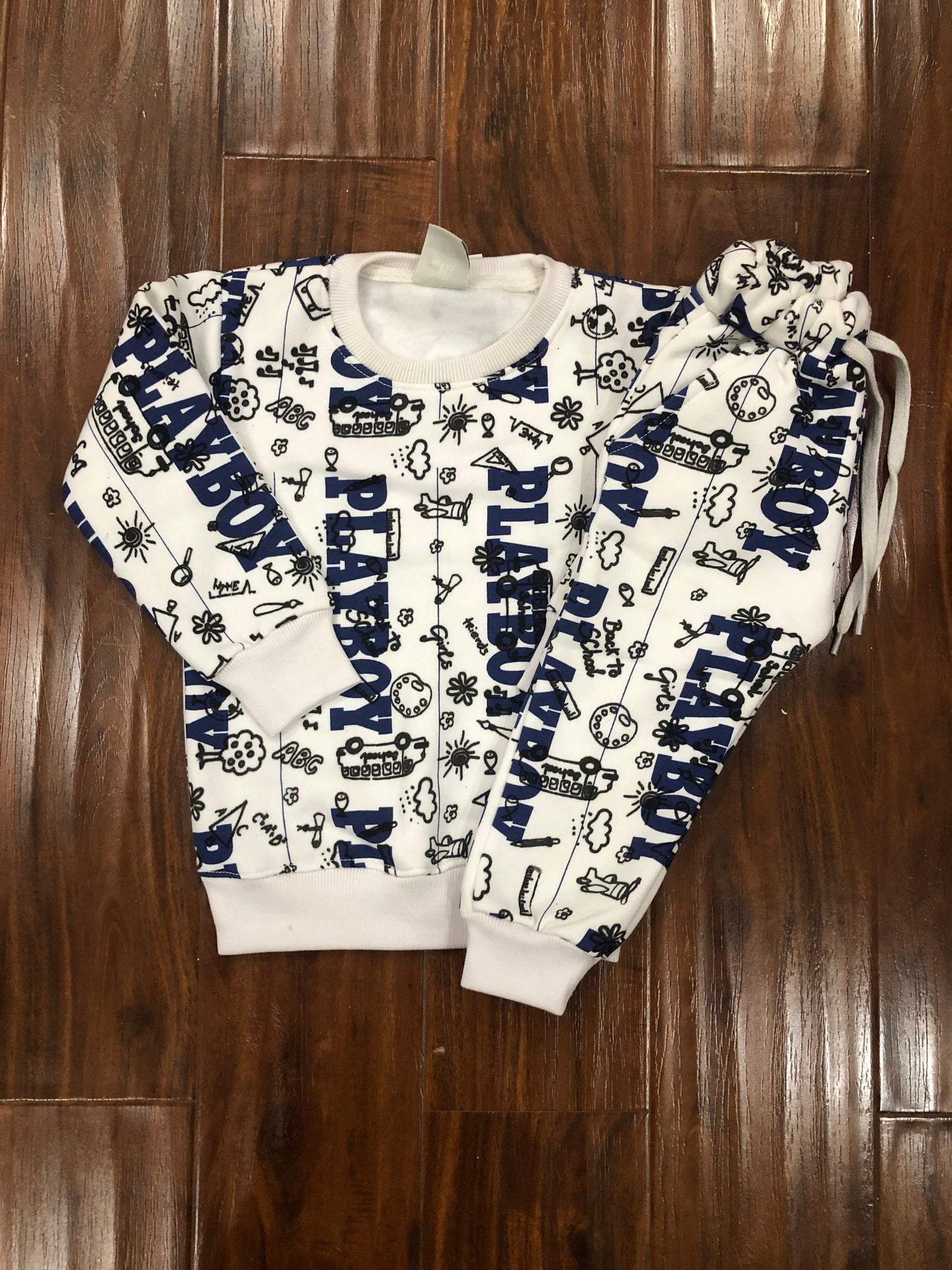 White Playboy Tracksuit