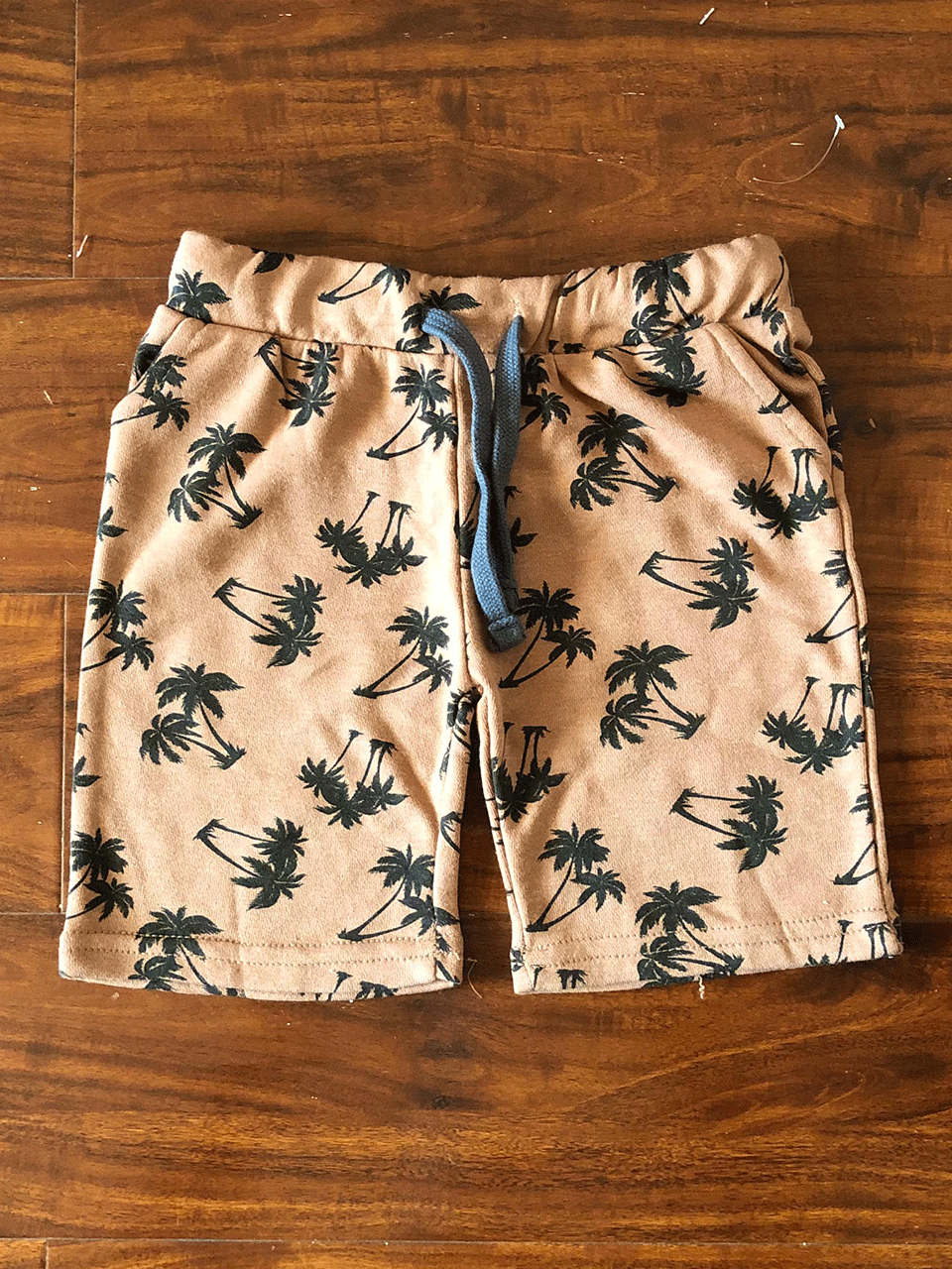 Brown Printed Shorts