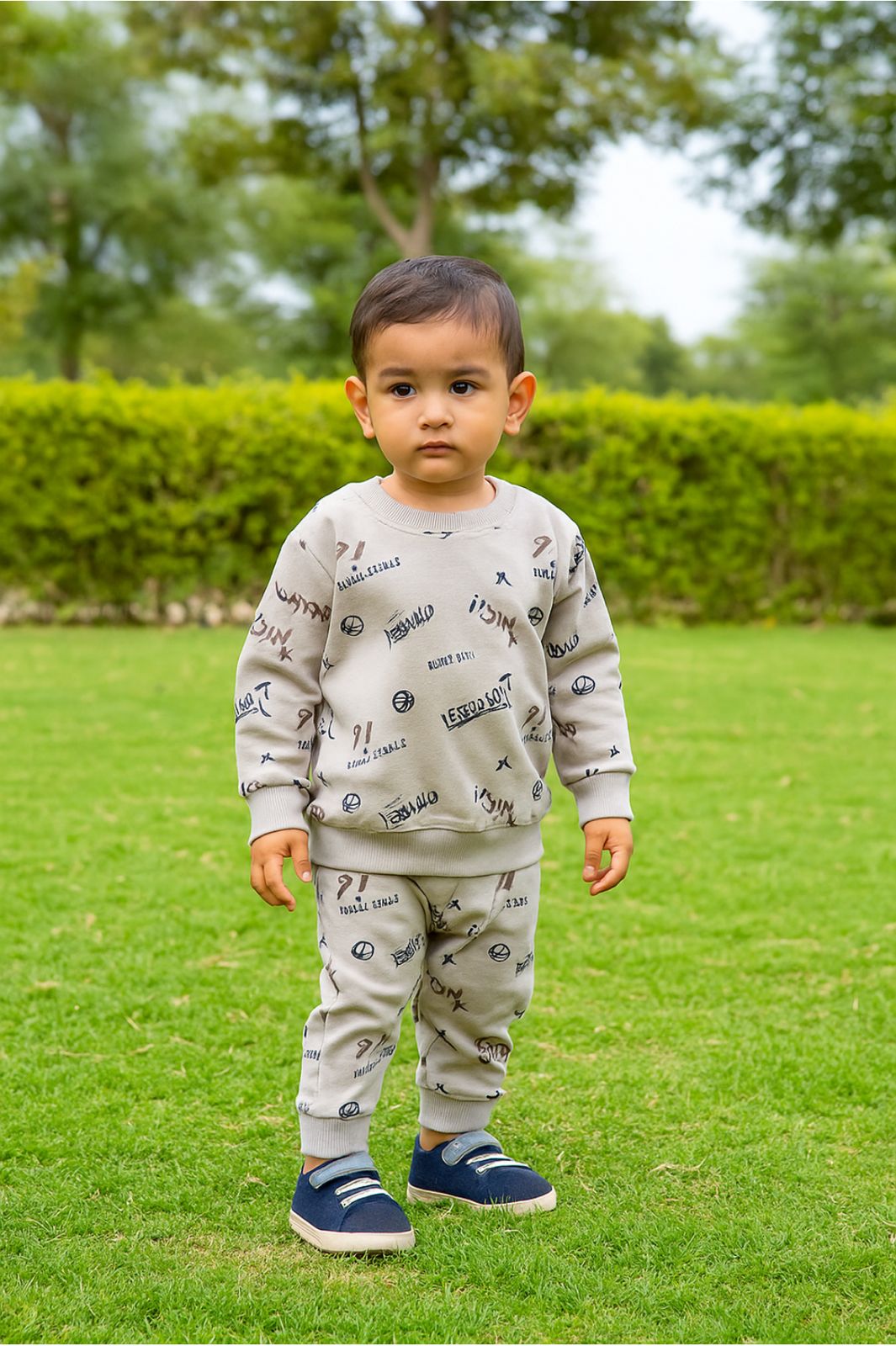 Grey street hero Tracksuit for kids