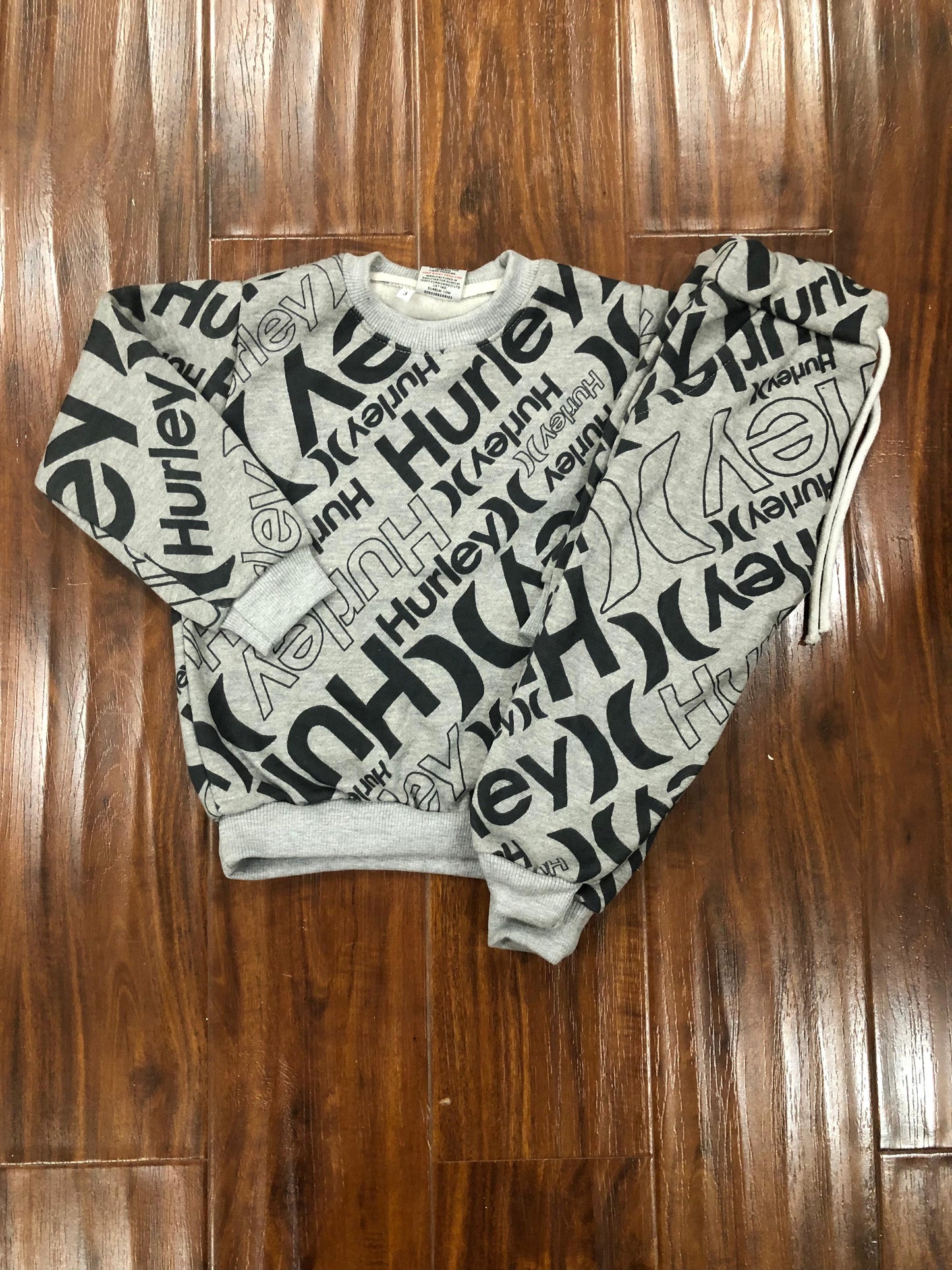 Grey Text Tracksuit