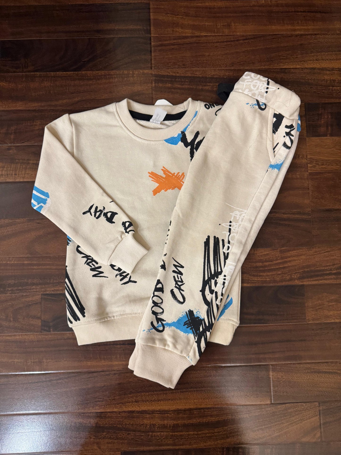 Off white good crew tracksuit for kids