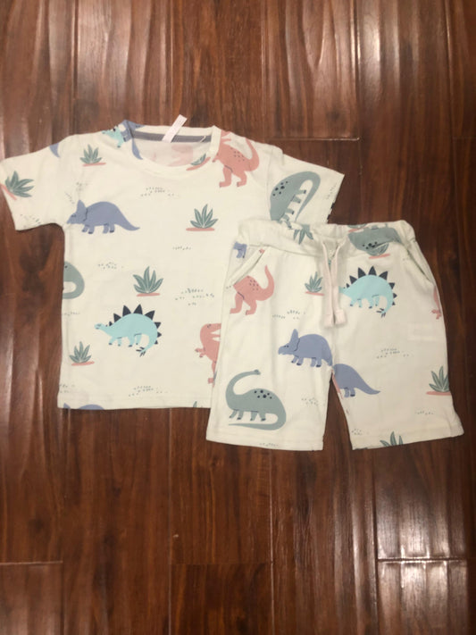 Safari T-shirt and shorts set for kids