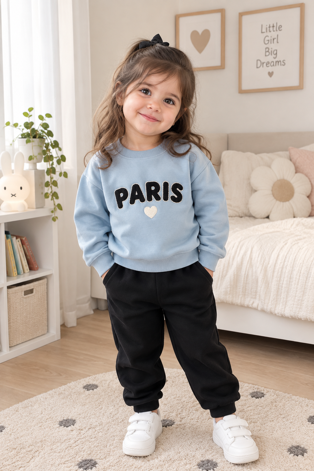 Pastel Blue Paris Sweatshirt
