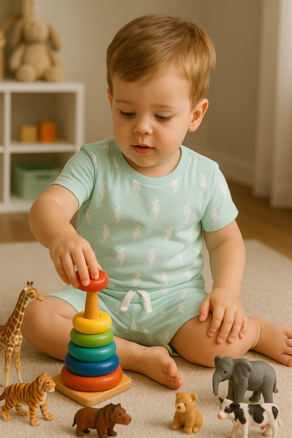 Polos T-shirt and shorts set for kids