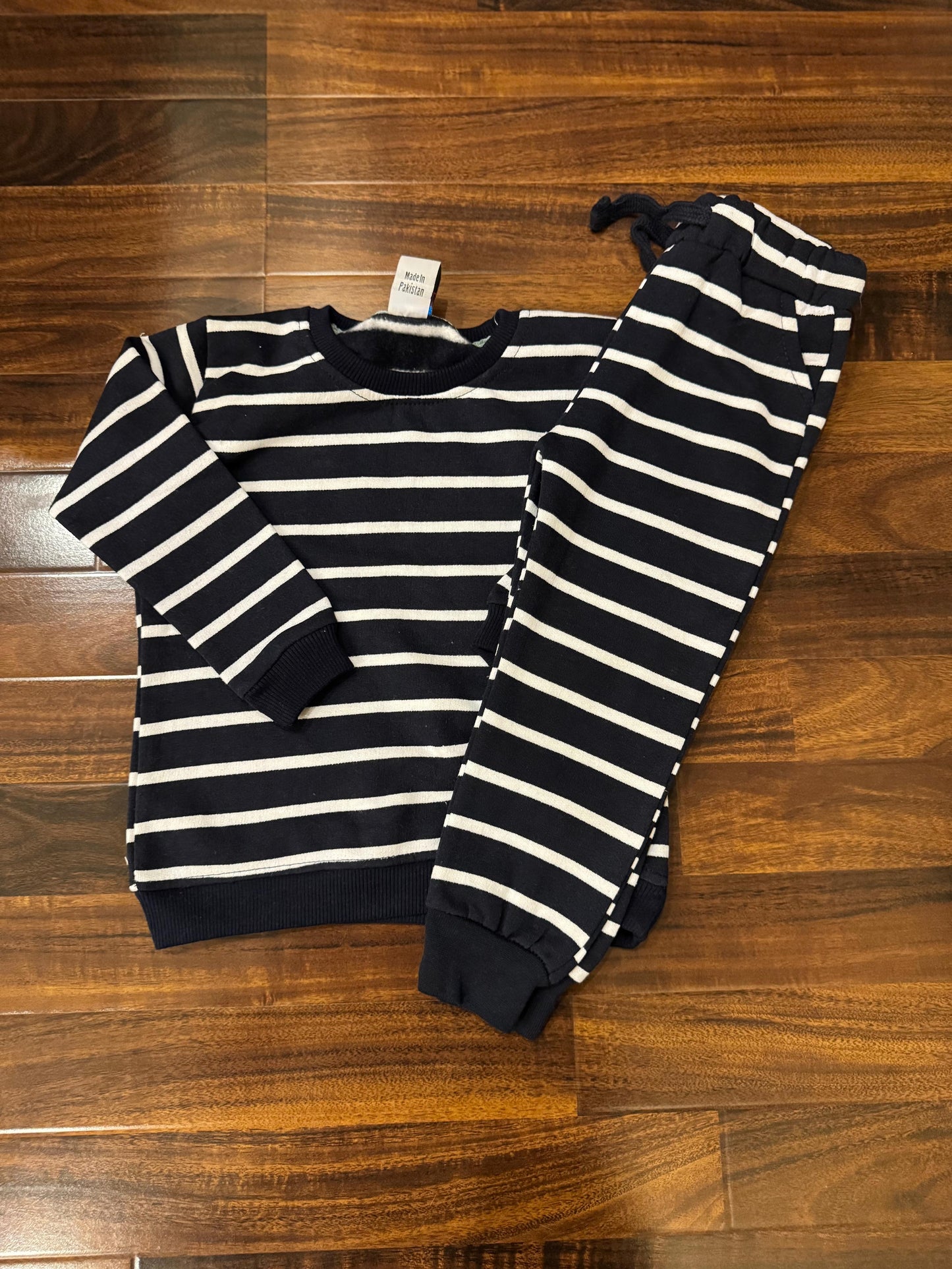 Blue and white tracksuit for kids