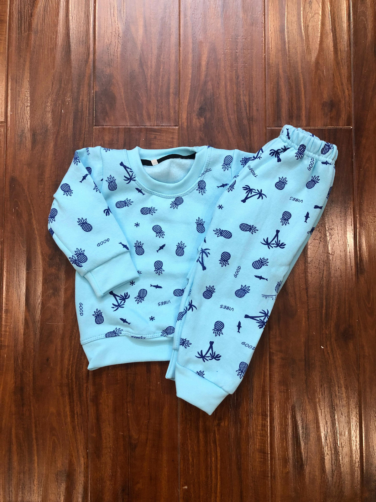 Sky Blue Pineapple Tracksuit