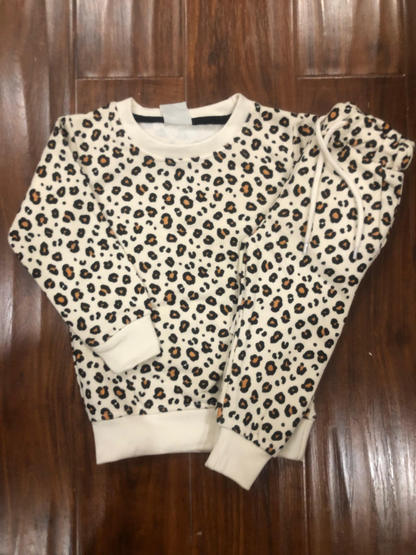 Kids leopard print Tracksuit
