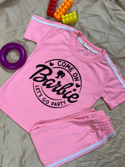 Pink barbie tracksuit