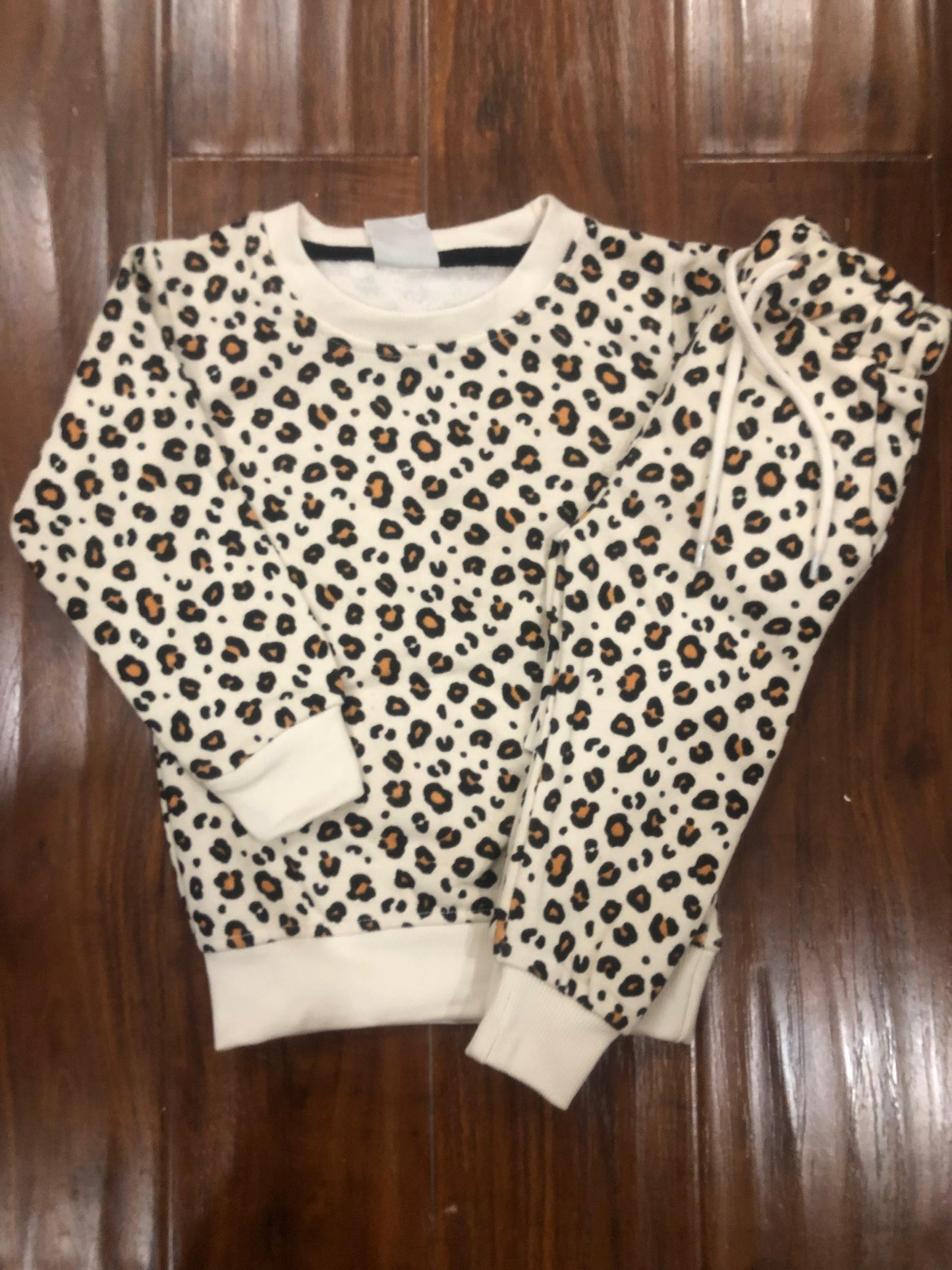 Kids leopard print Tracksuit