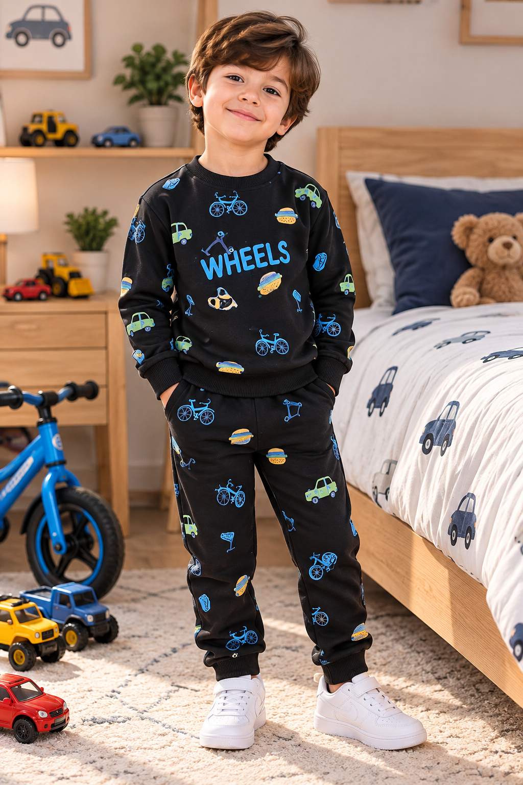 Black Wheels Tracksuit