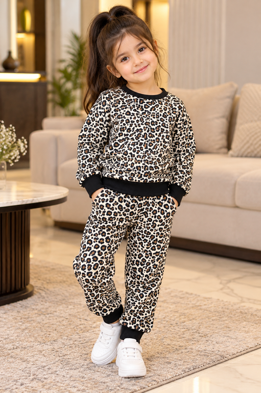 Leopard Charm Tracksuit