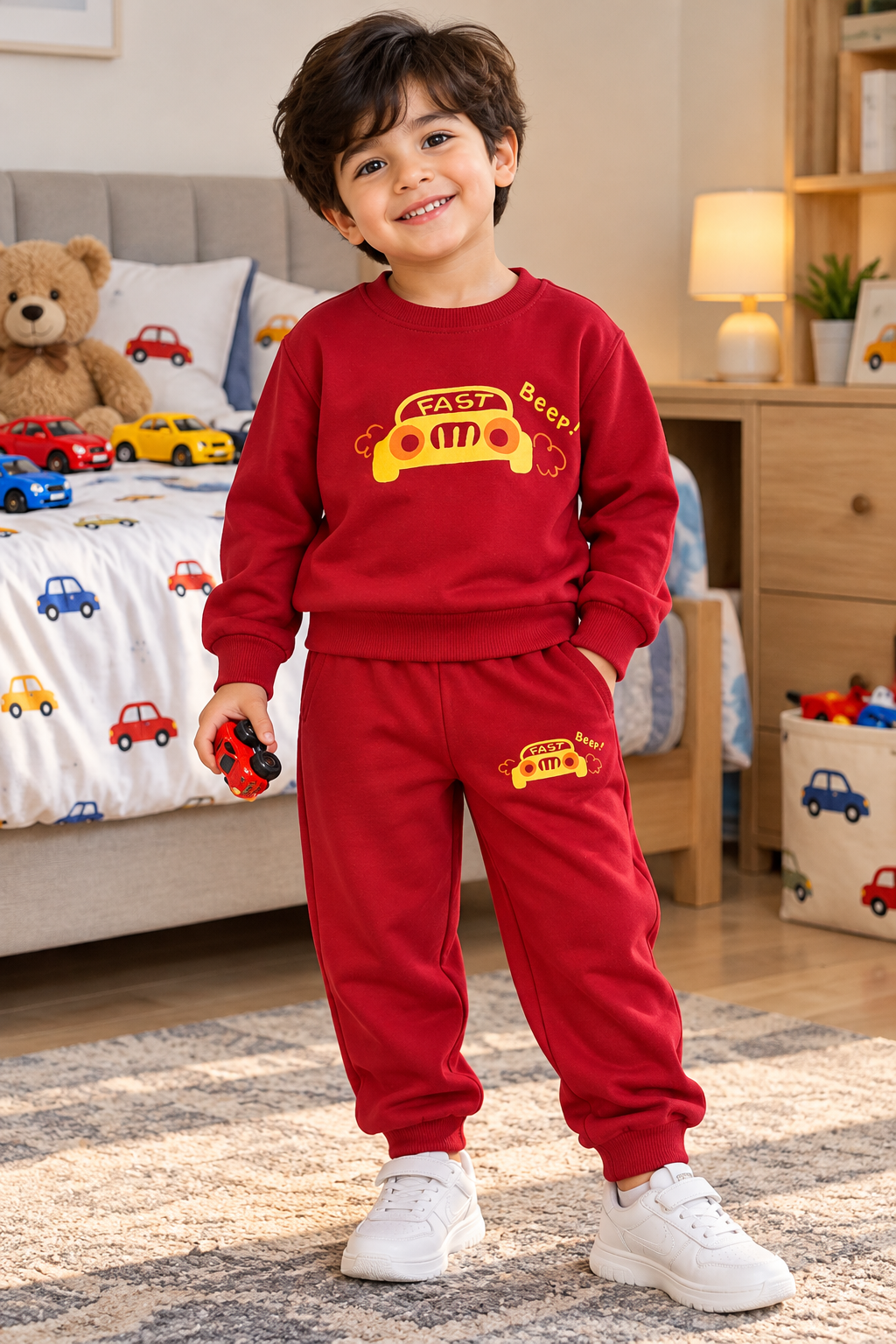 Red Fast Car Tracksuit