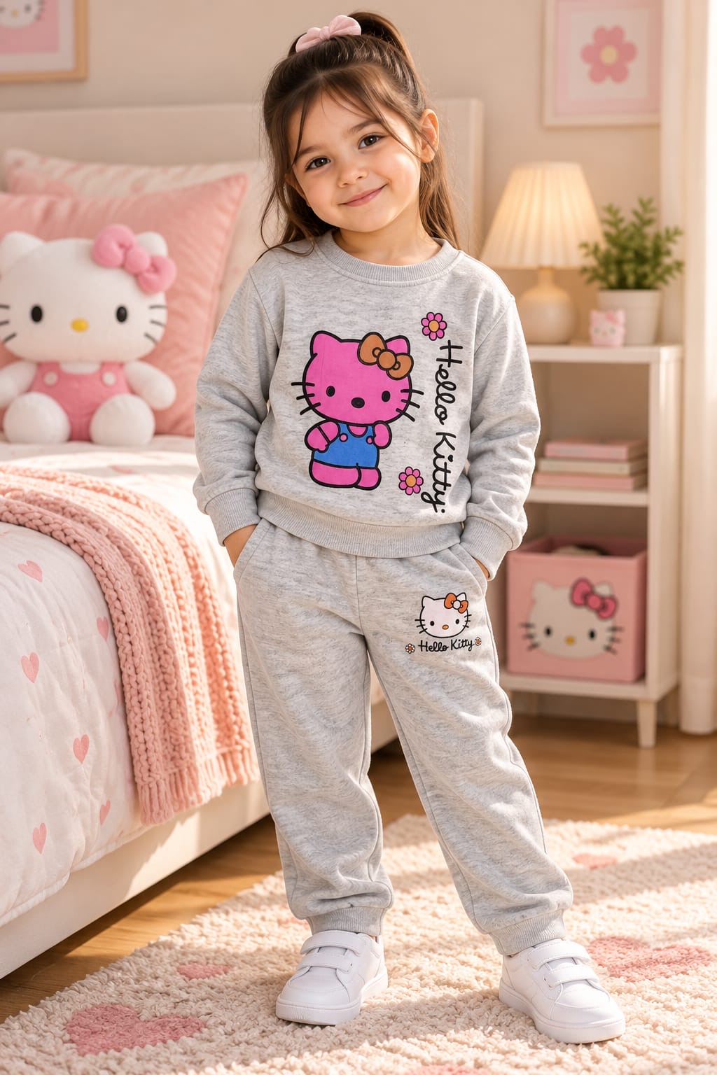 Grey Hello Kitty Tracksuit