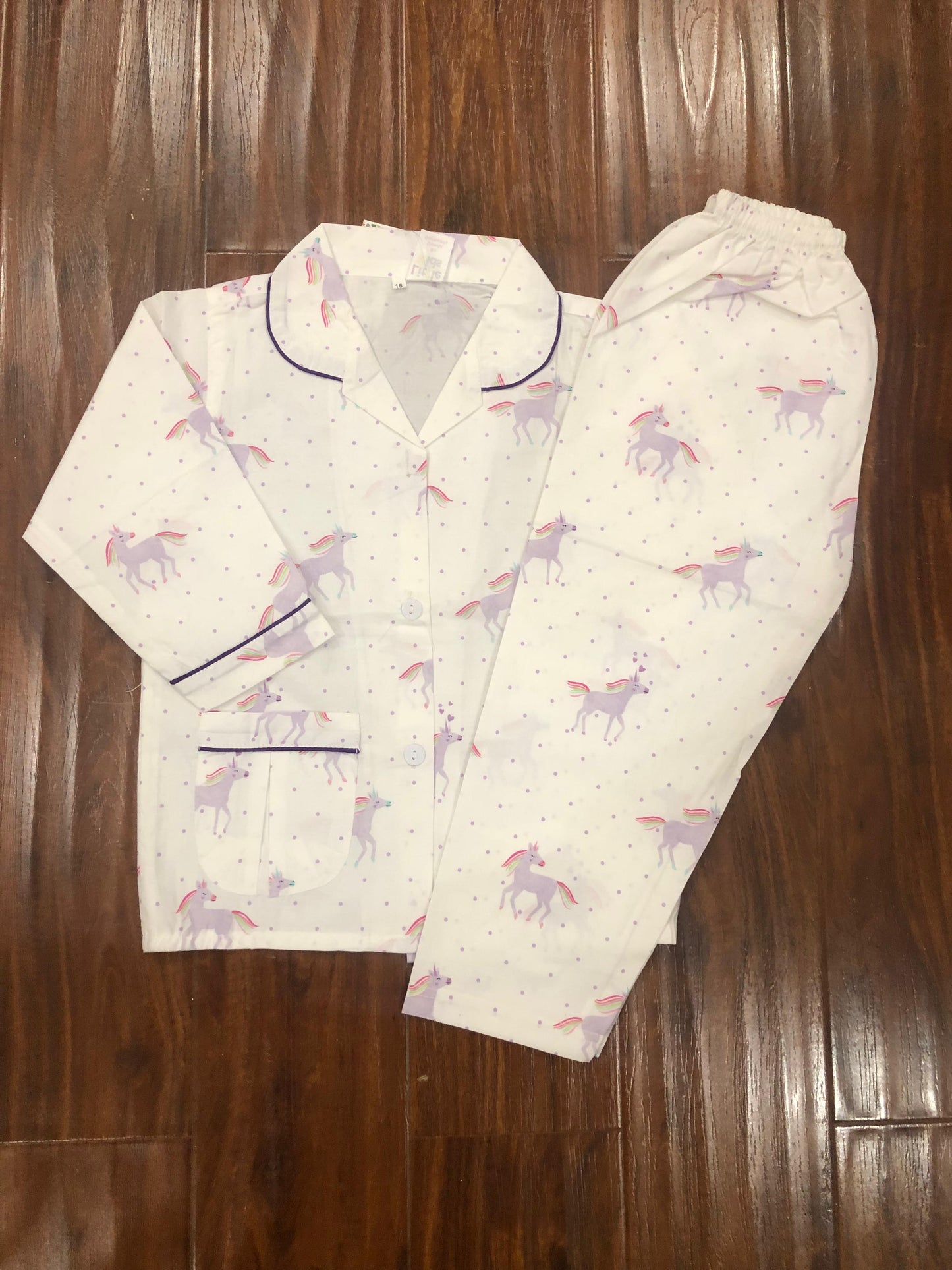 Unicorn Cotton Nightsuit