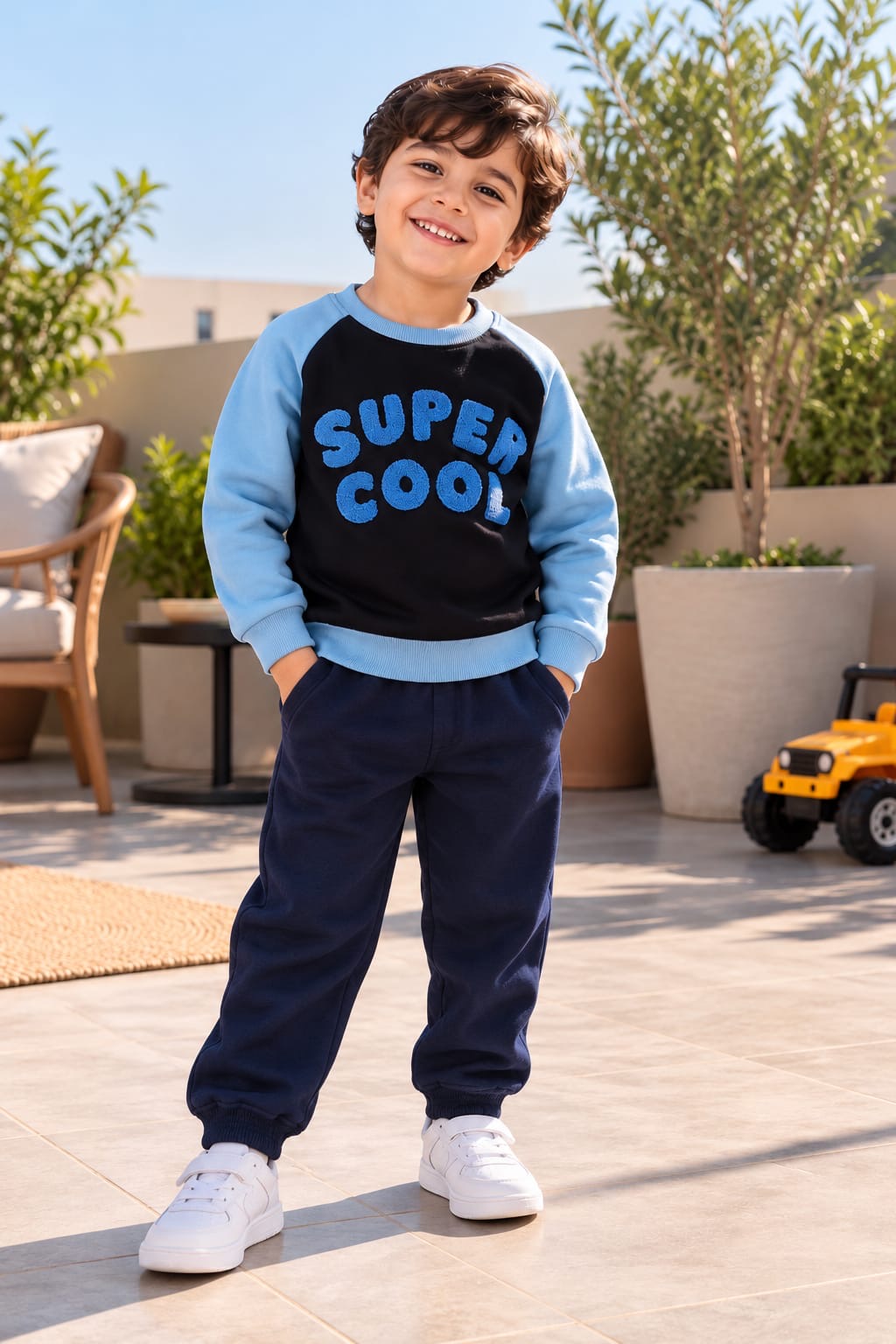 Blue Super Cool Sweatshirt