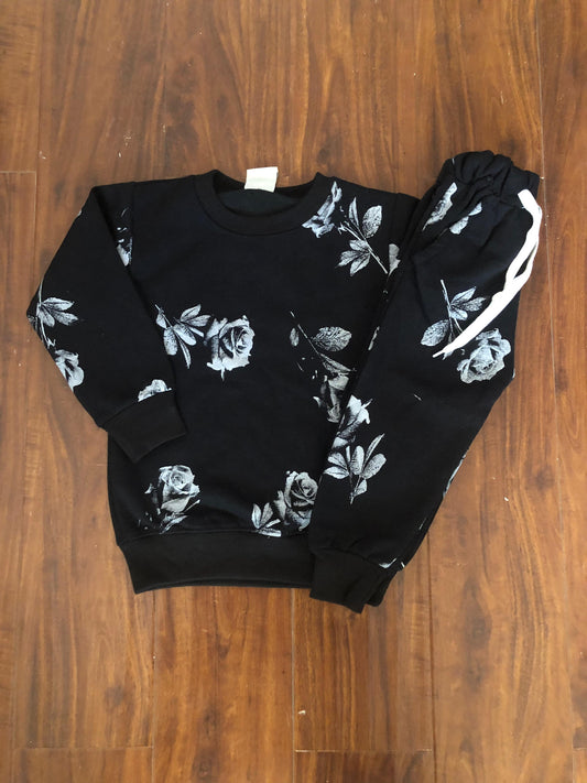 Black Rose Sketch Tracksuit