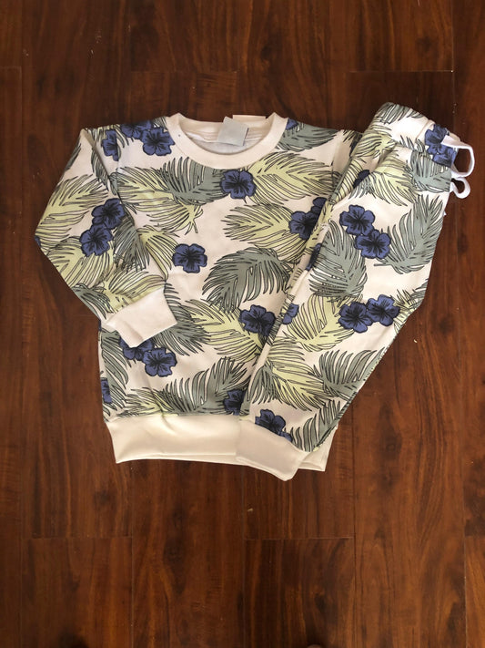 Leave and Flowers Tracksuit