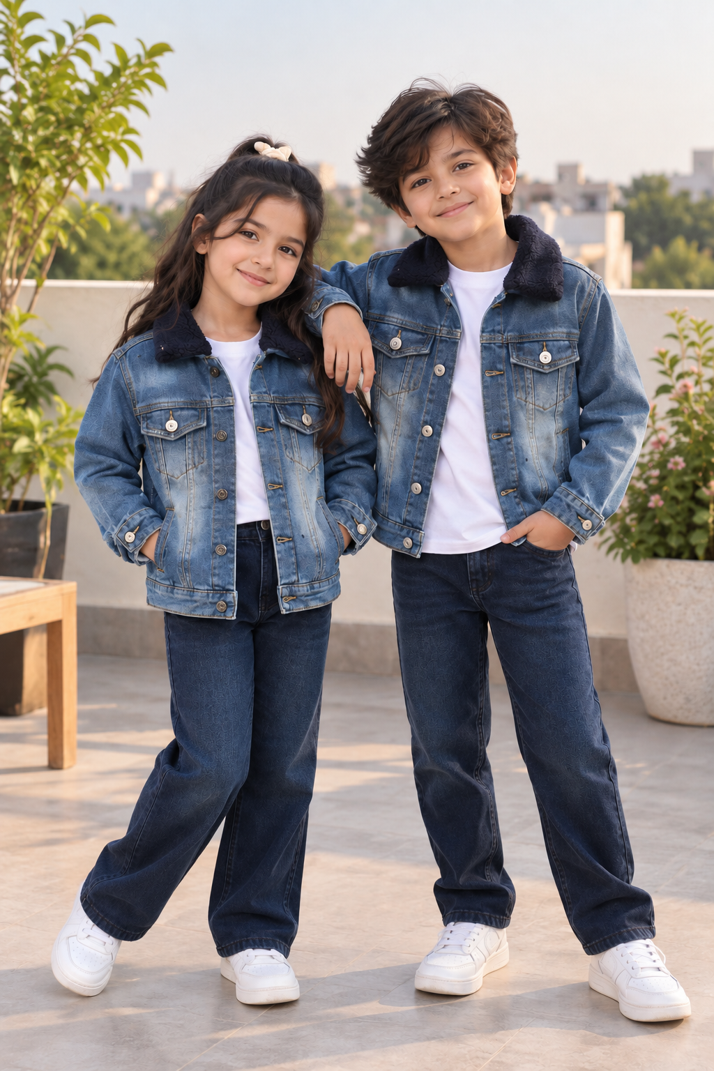Denim Jacket (Fur Inside)