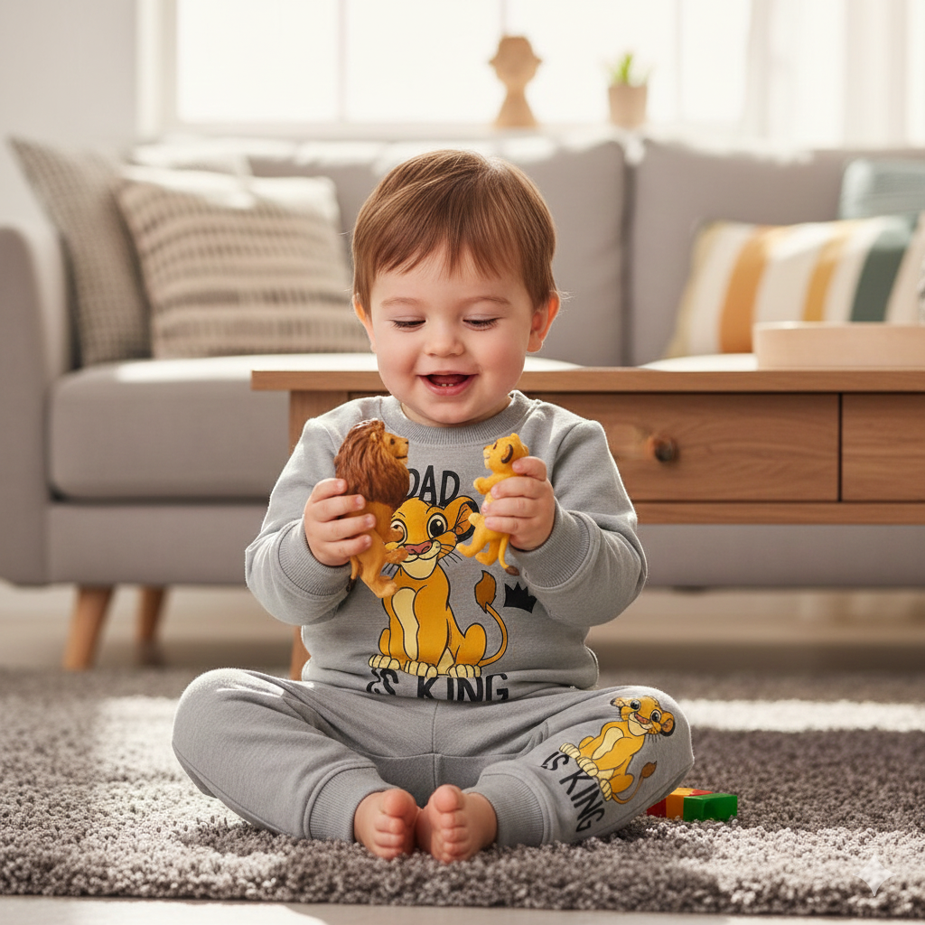 Grey Dad is my king tracksuit for kids