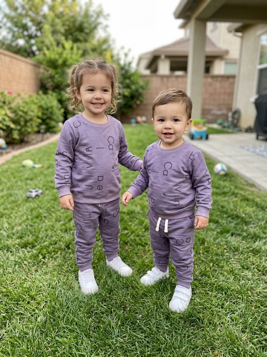 Purple Calvin Tracksuit