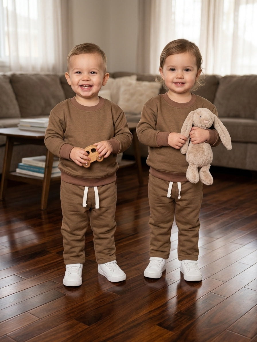 Plain Camel Tracksuit