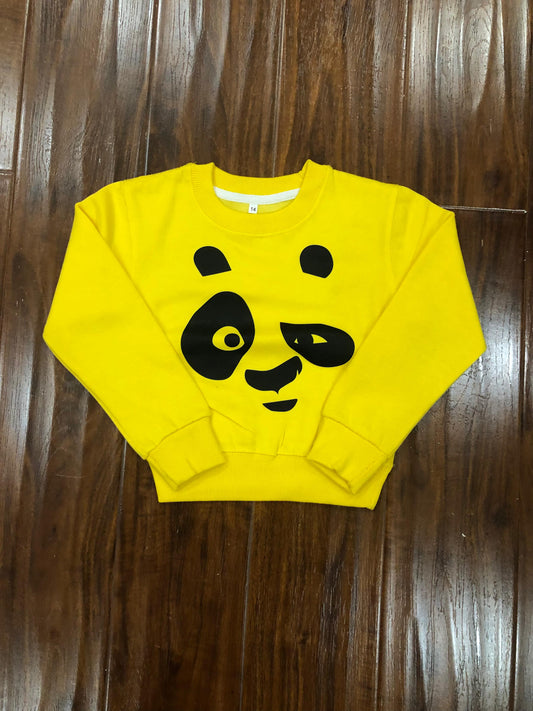 Yellow panda sweatshirt