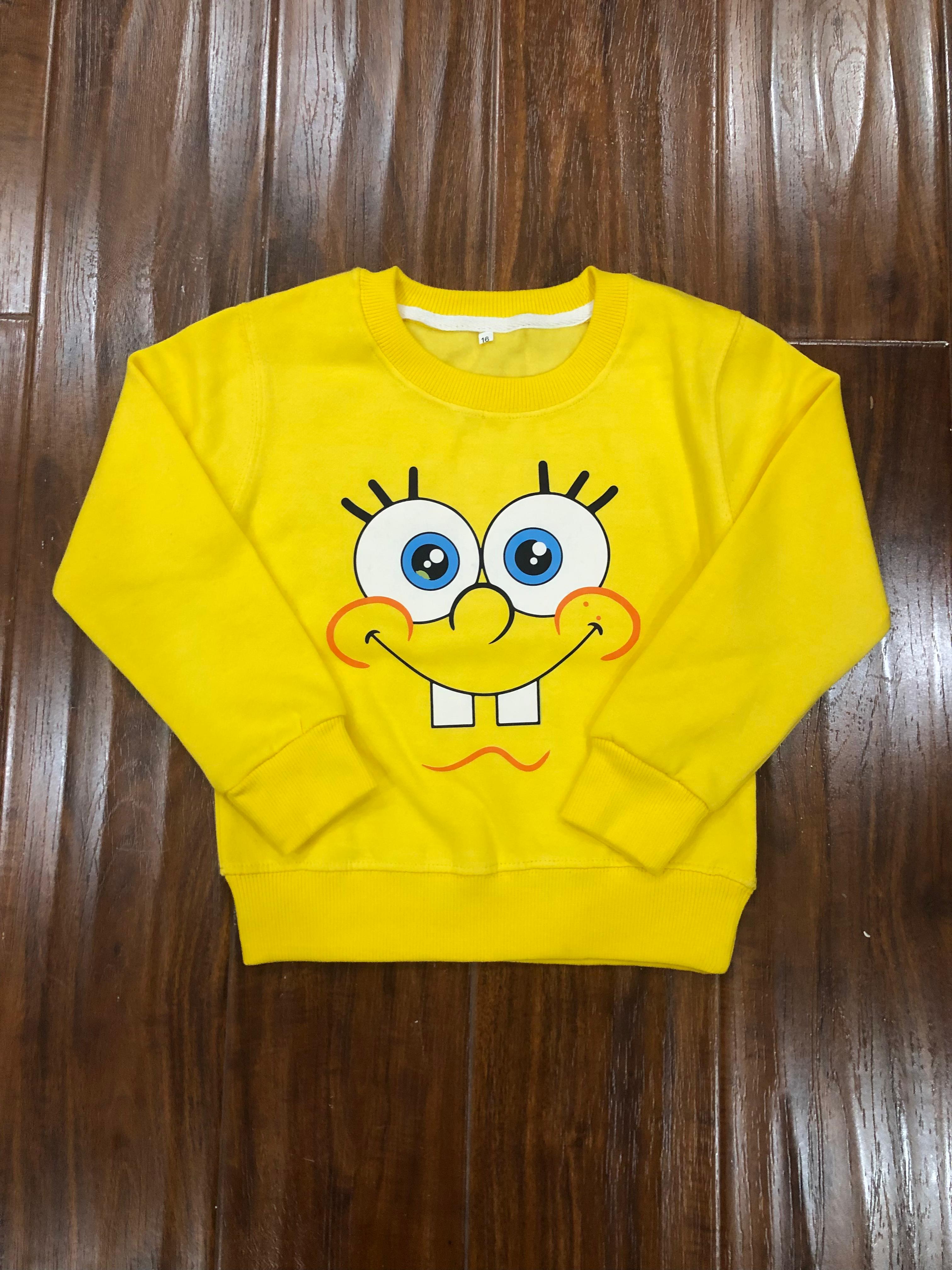 Yellow SpongeBob sweatshirt LITTLE POPSICLES