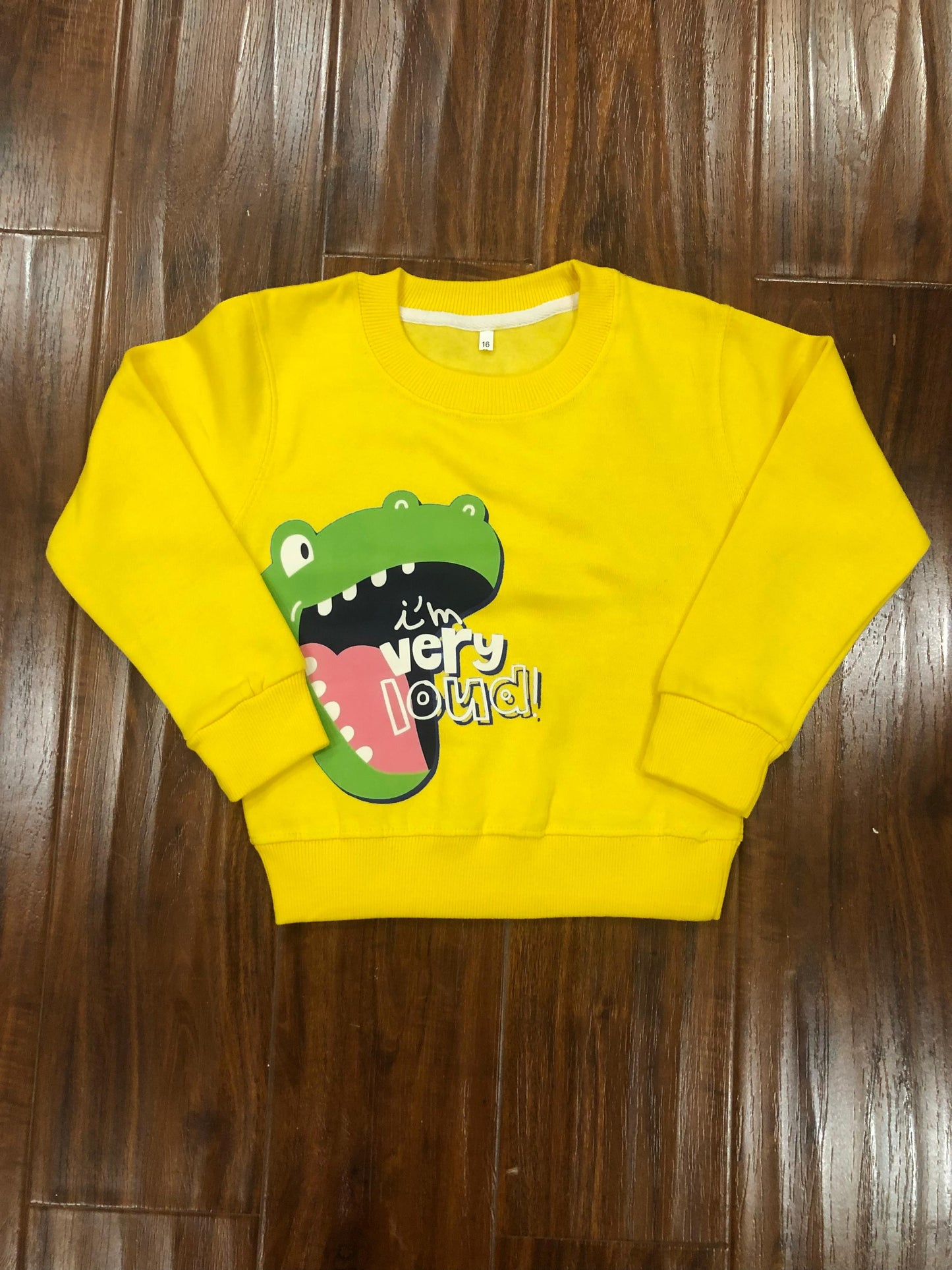 Yellow very loud sweatshirt