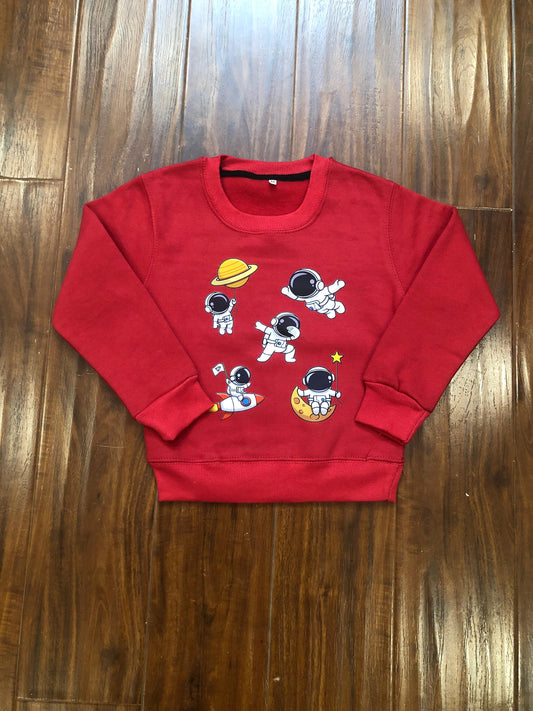 Red astro sweatshirt