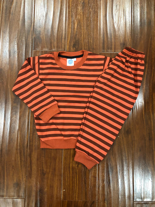 Orange Stripes Tracksuit