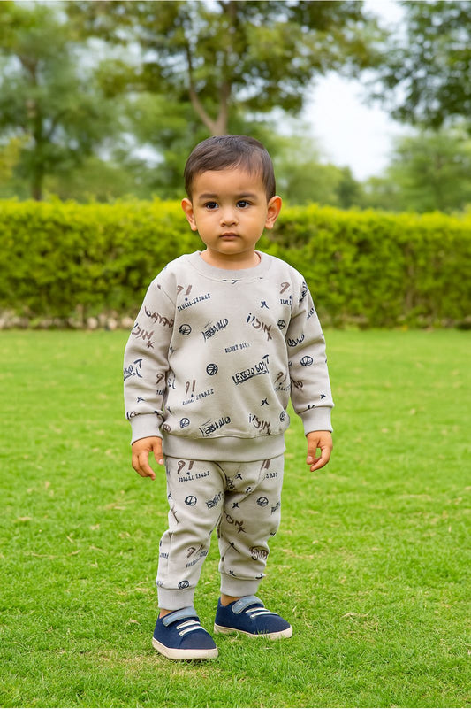 Grey street hero Tracksuit for kids
