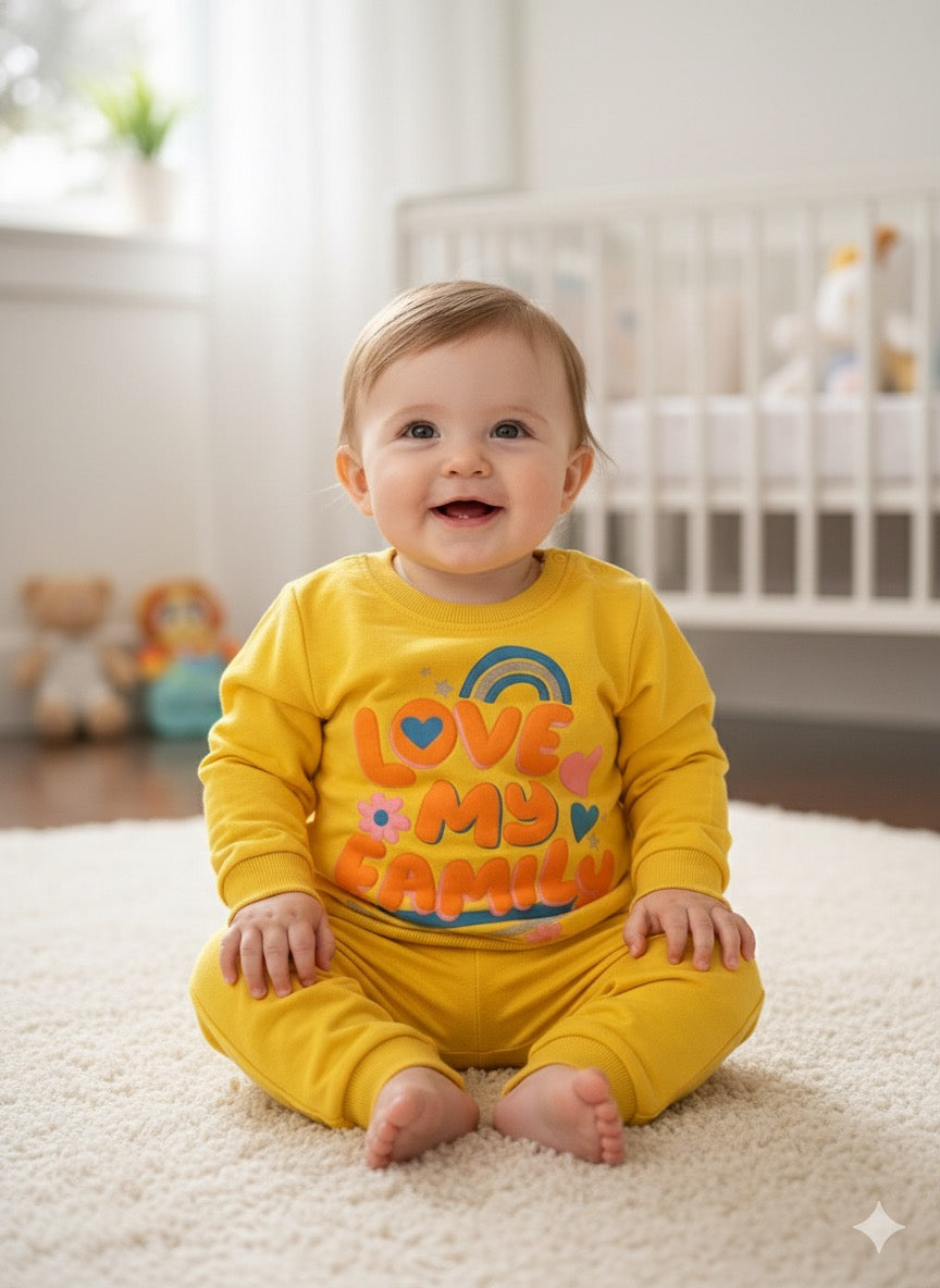 Love my family tracksuit for kids