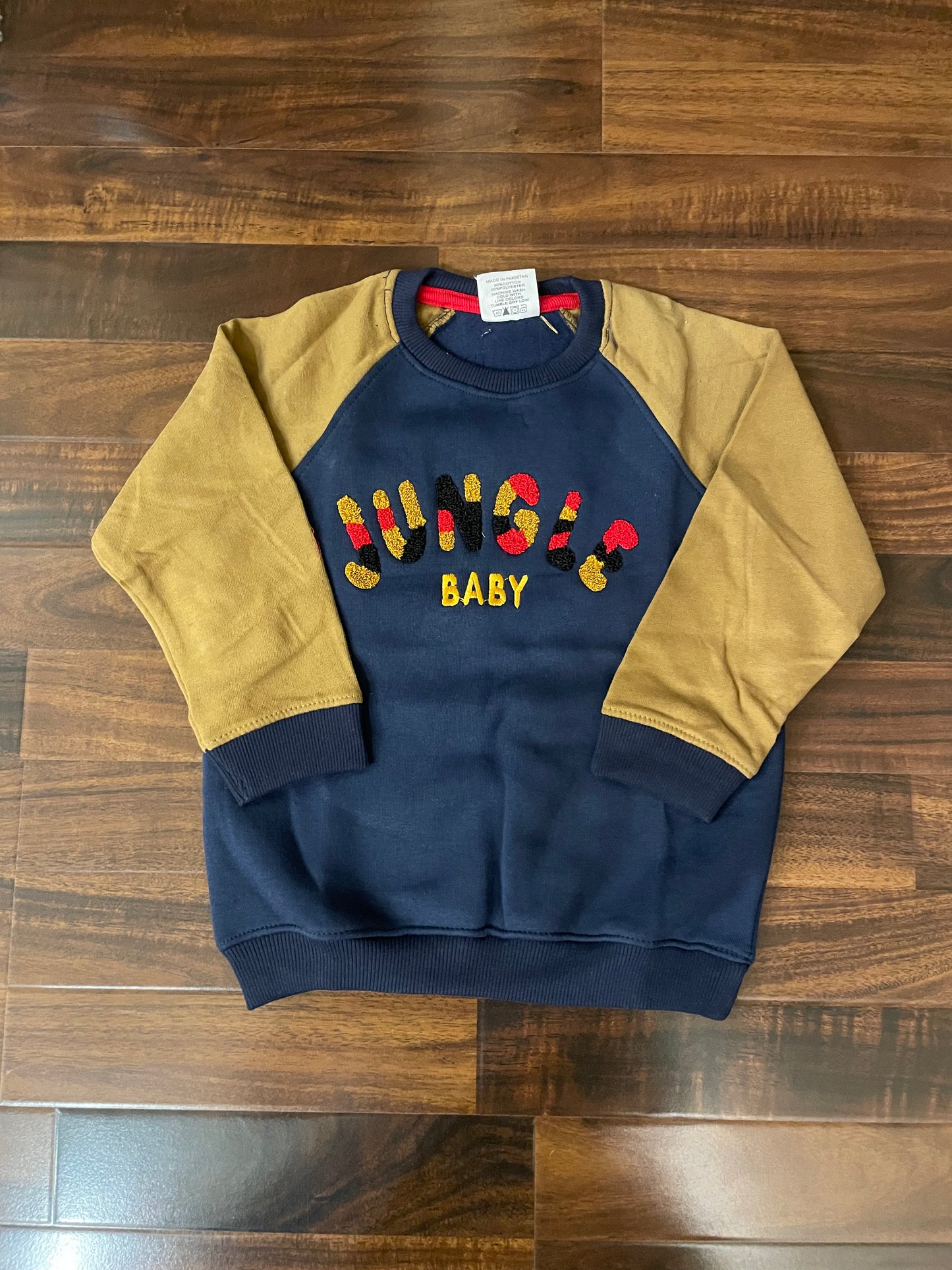 Jungle baby sweatshirt for kids