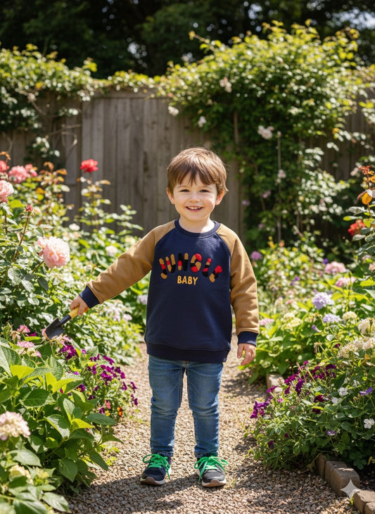 Jungle baby sweatshirt for kids