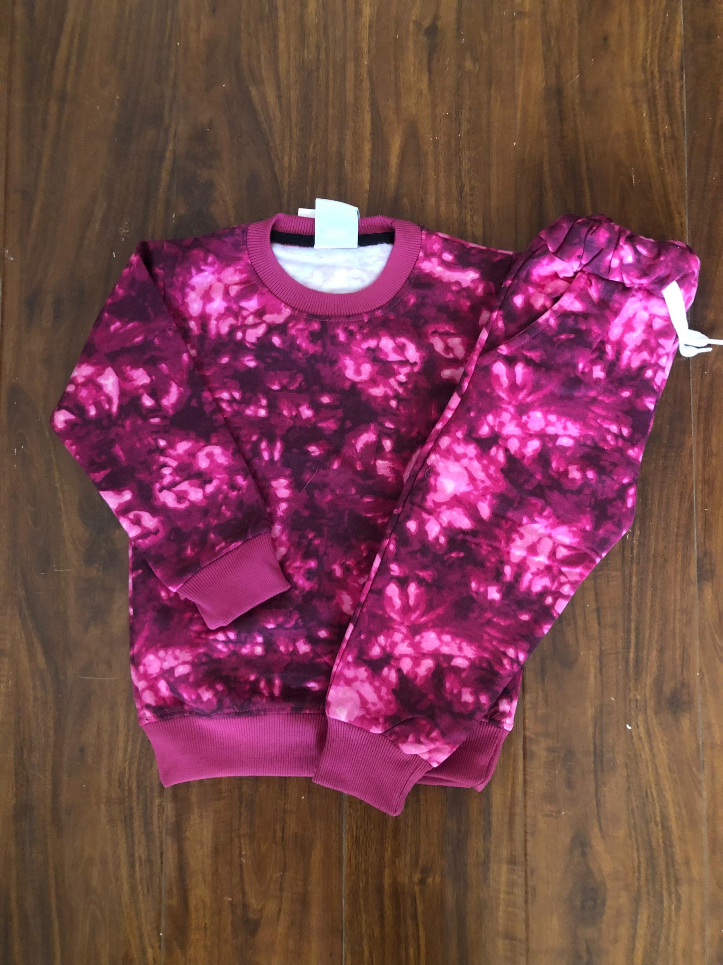 Hot Pink Tie Dye New Tracksuit