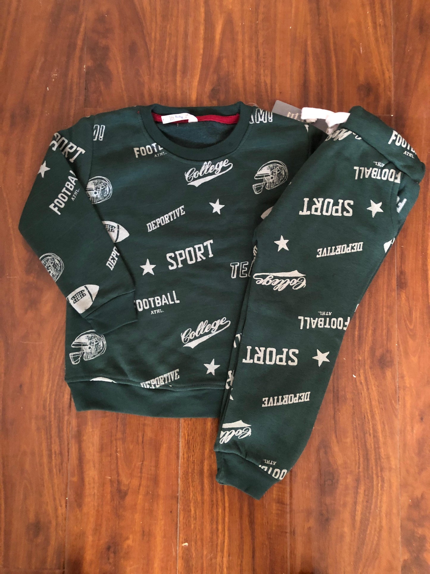 Green Sports Tracksuit