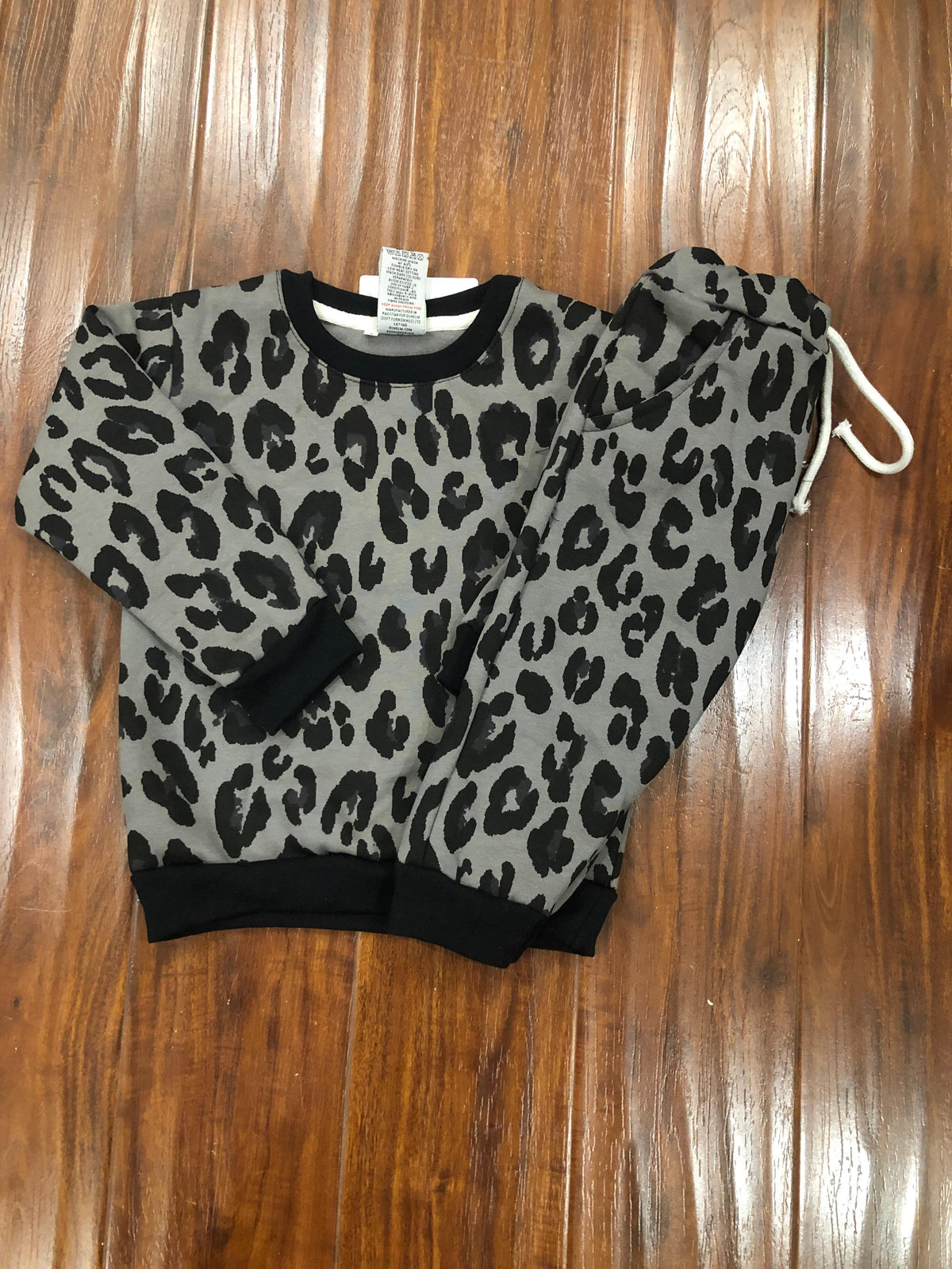 Black Cheetah Tracksuit