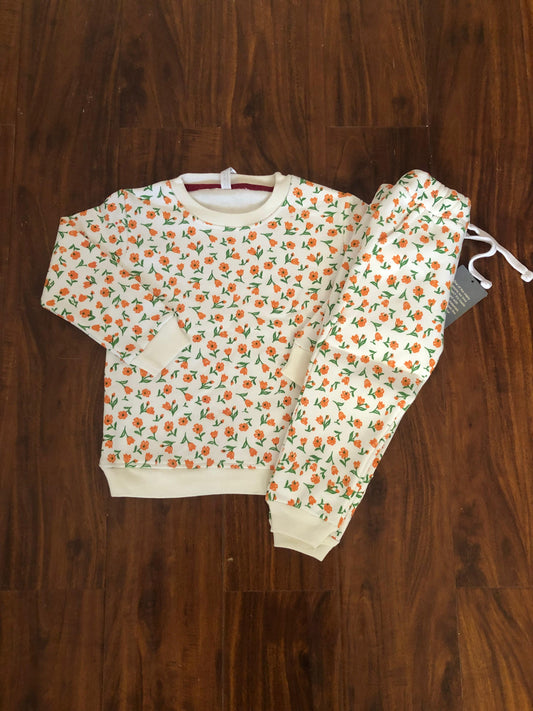 Orange Flowers Tracksuit