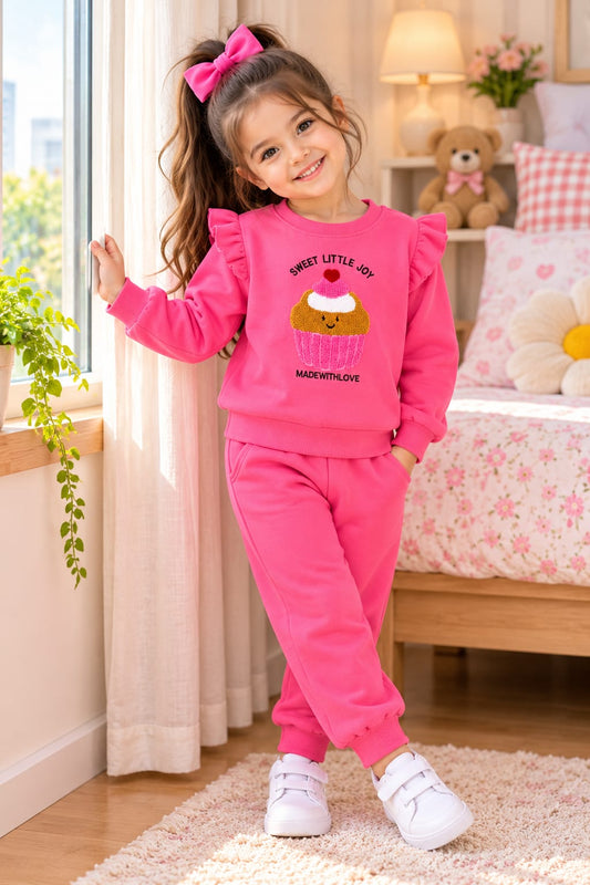 Dark Pink Sweet Joy Tracksuit
