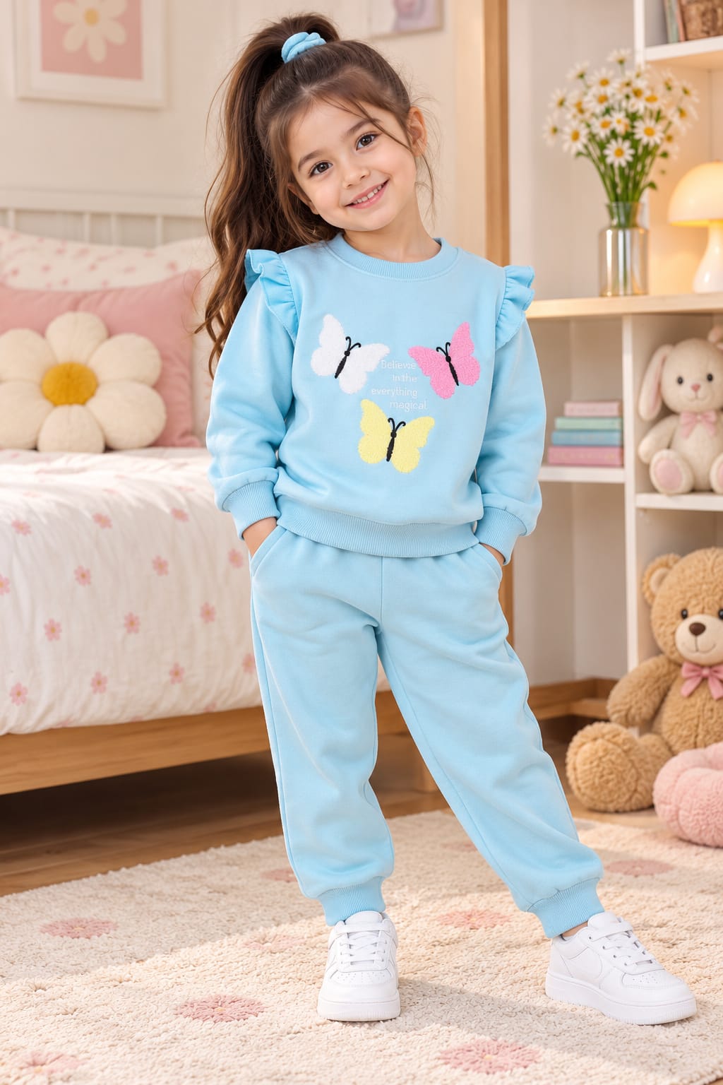 Blue Magical Butterflies Tracksuit