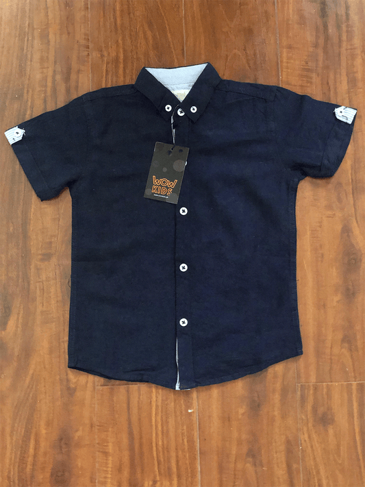 Navy Blue button down shirt