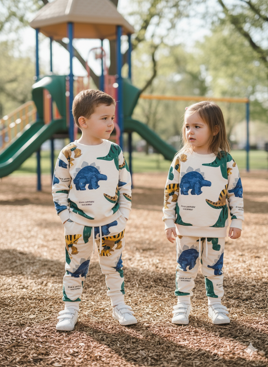 Big dinosaurs tracksuit for kids