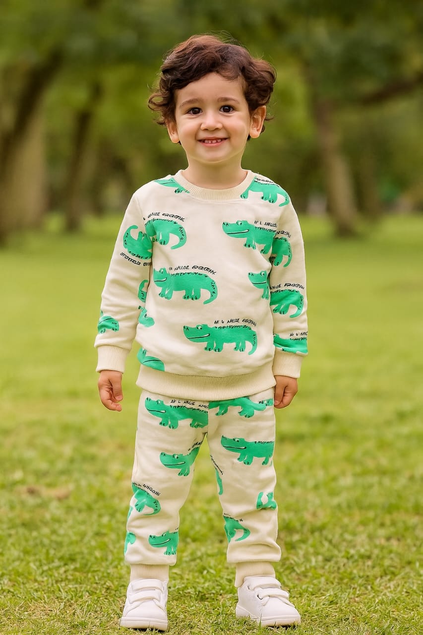 Cute Crocodiles tracksuit for kids