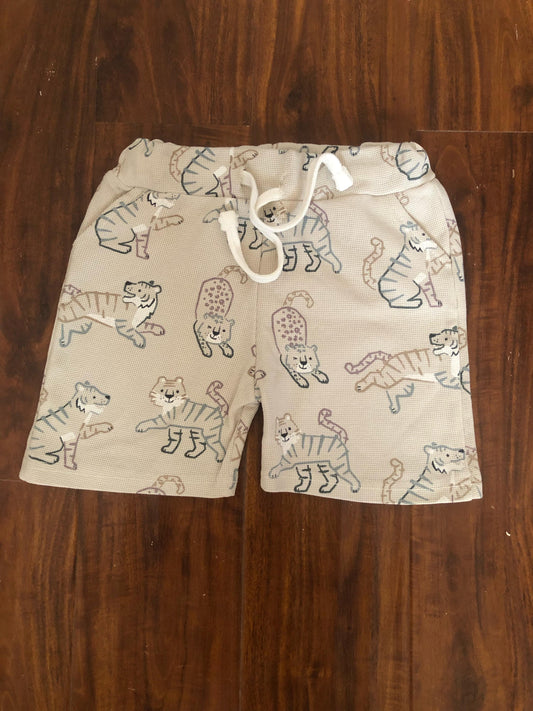 Tiger Printed Shorts