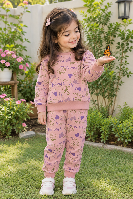 Peach Love You Tracksuit