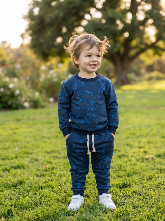 Blue Splash Tracksuit