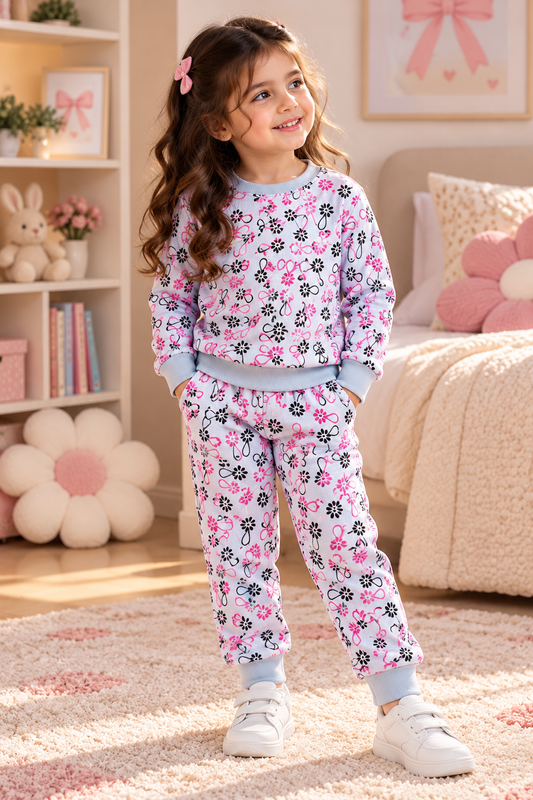 Blue Floral Fairy Tracksuit