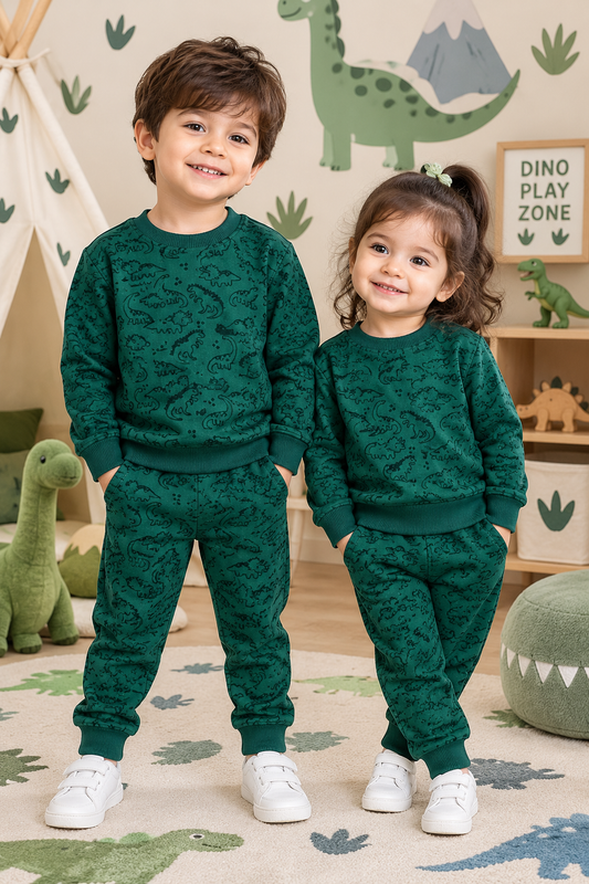 Green Dinosaurs Tracksuits