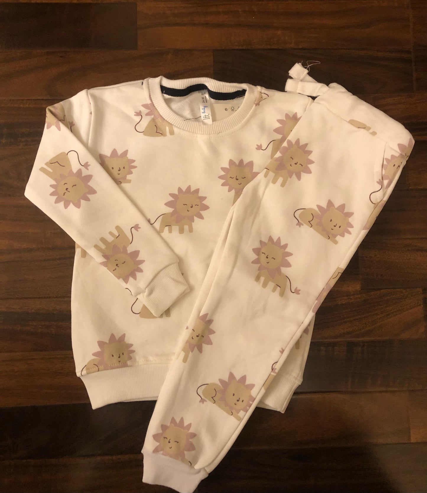 Cute lion cub tracksuit
