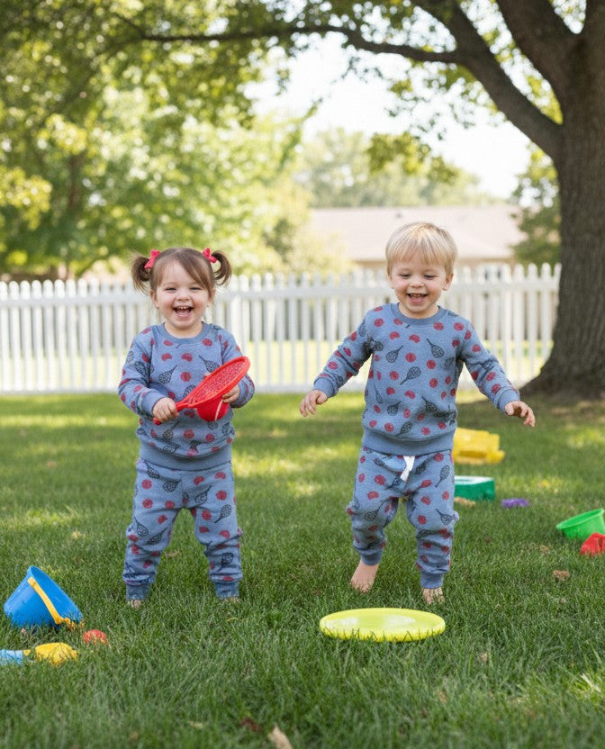 Blue tennis tracksuit for kids